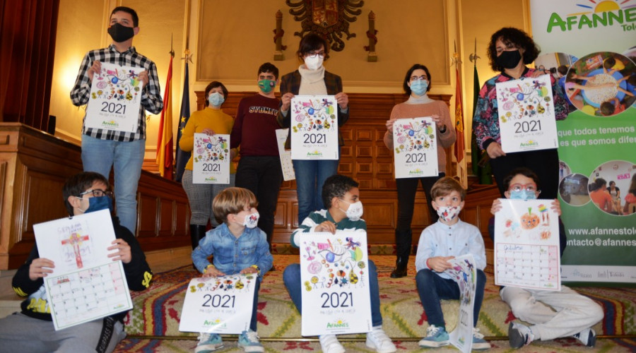 Diputación: Calendario Solidario de AFANNES para 2021